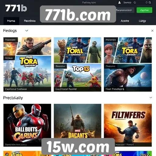 Análise da biblioteca de jogos no site 771b.com