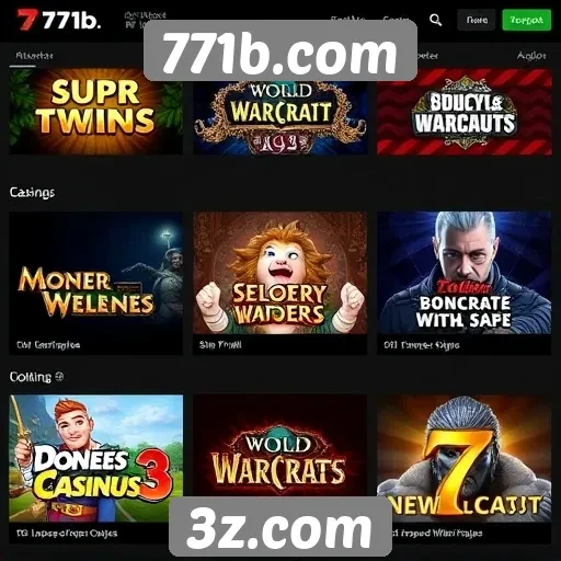 Exploração das opções de jogos disponíveis no 771b.com