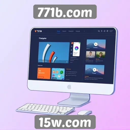 Interface e experiência do usuário em 771b.com